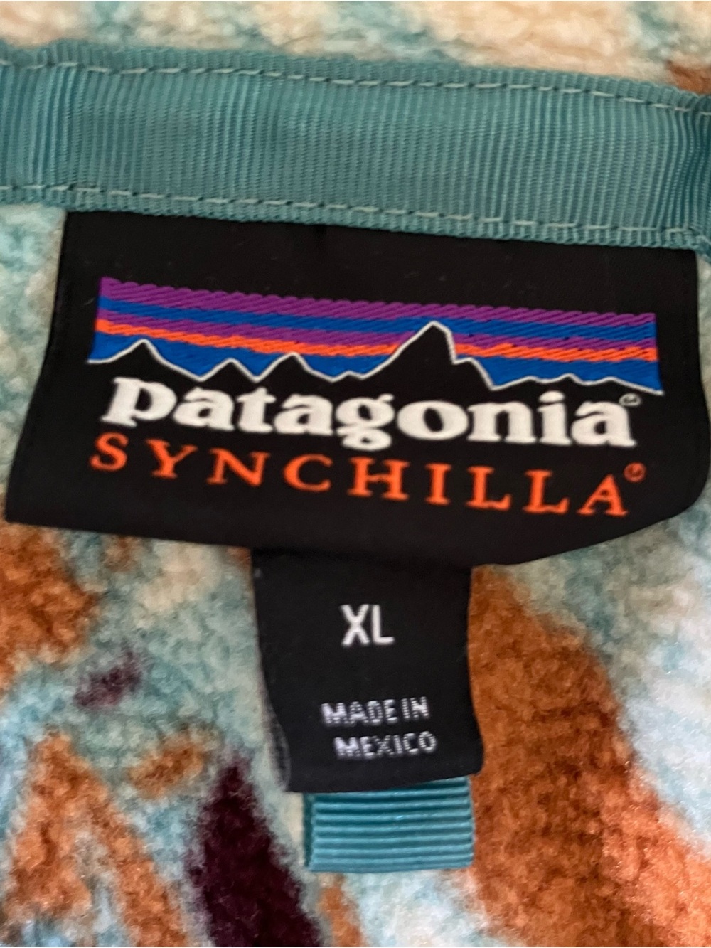 Patagonia Harvest Moon Owl Lightweight Synchilla Snap-T Pullover Fleece XL - Picture 4 of 9